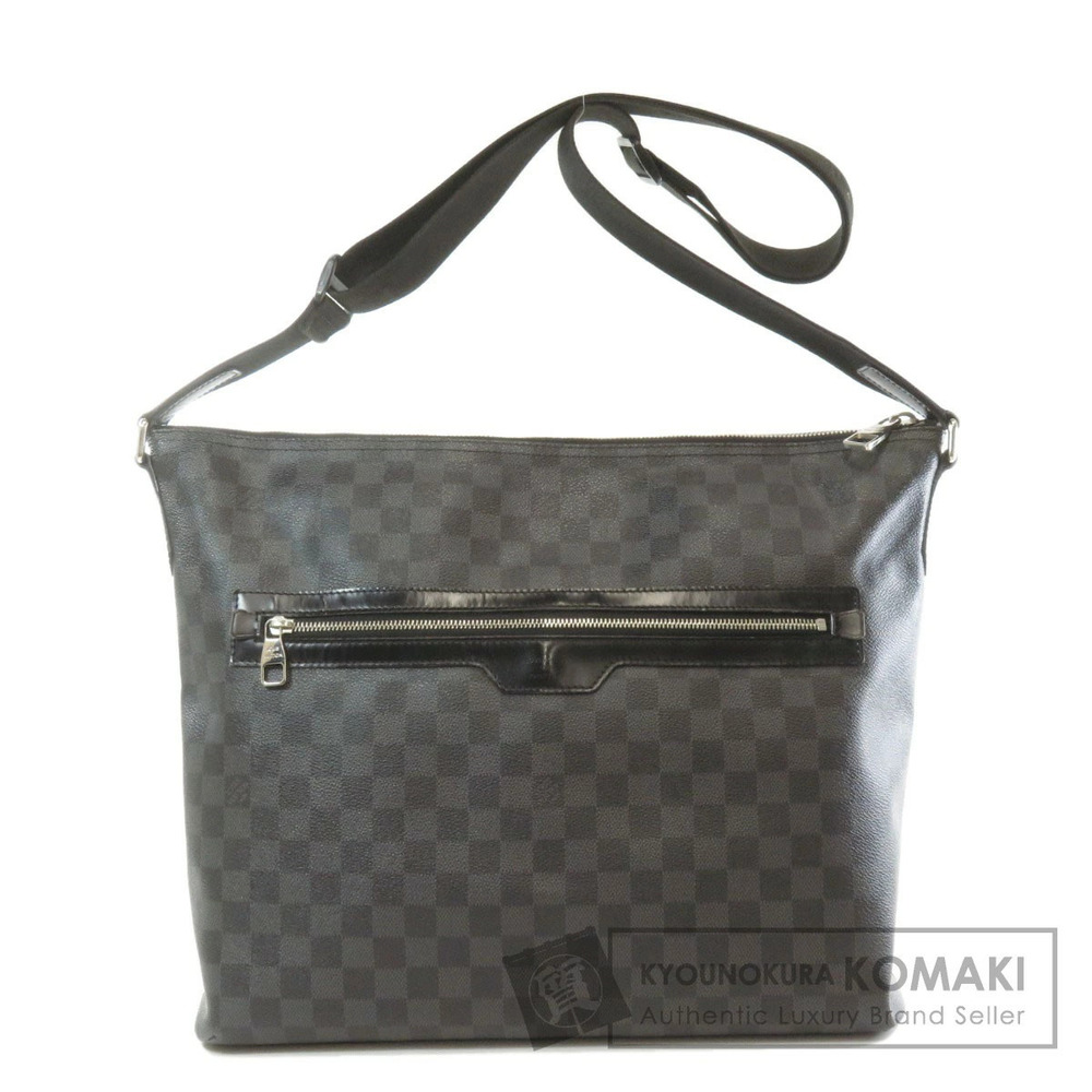 Louis Vuitton Mick Damier Graphite Black Shoulder Bag Canvas